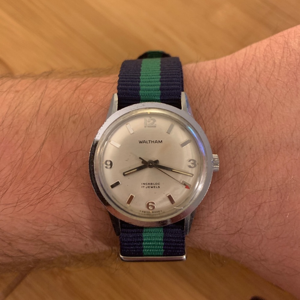 Vintage Waltham Watch -Waltham incabloc